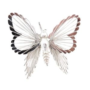 VINTAGE 1960s MONET BUTTERFLY BROOCH PIN SPINNERET COLLECTION
